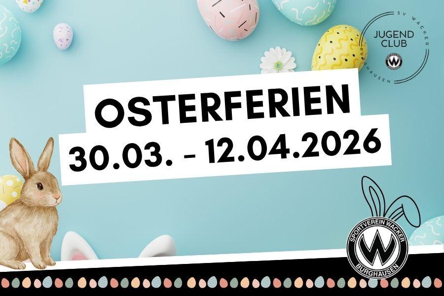 W&auml;hrend der Osterferien finden keine Angebote im Jugendclub statt