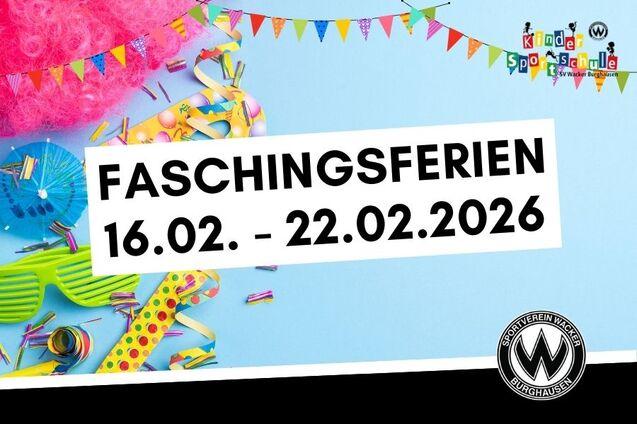 w&auml;hrend der Faschingsferien 16.02-22.02.2026 pausiert die Kindersportschule