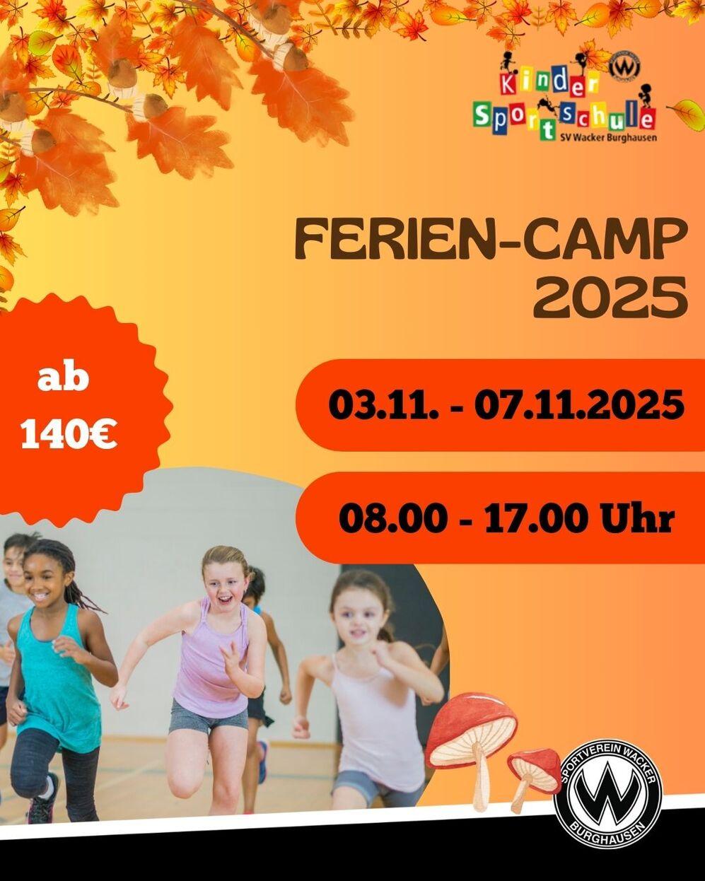 Herbstferiencamp 03.11. - 07.11.2025 von 08-17.00 Uhr, Anmeldung jetzt möglich