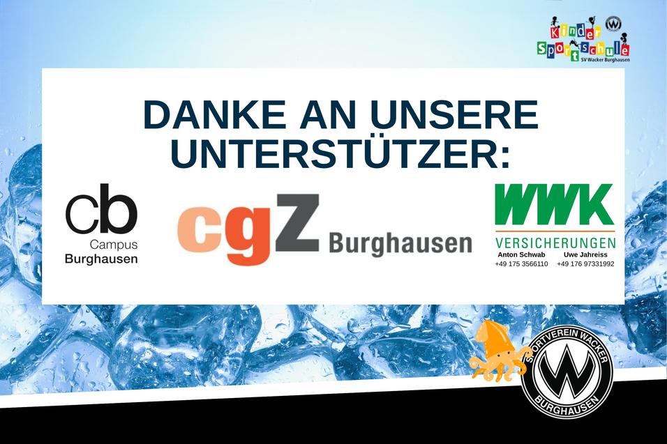 Danke an unsere Unterst&uuml;tzer