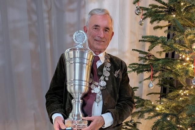 Sepp Huber wird Sch&uuml;tzenkaiser beim SVW