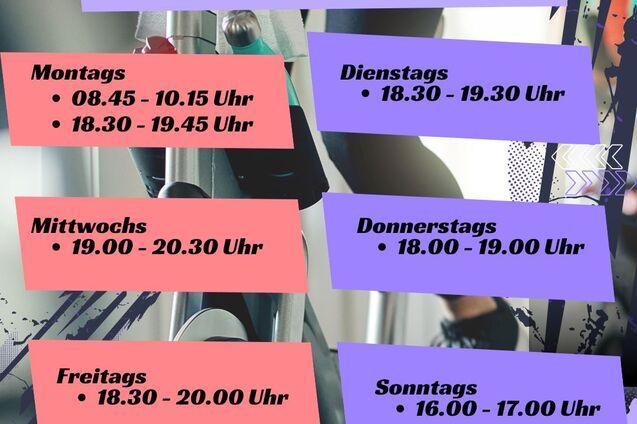 IndoorCycling Saison ist im vollen gange, IndoorCycling von Montag-Sonntag möglich