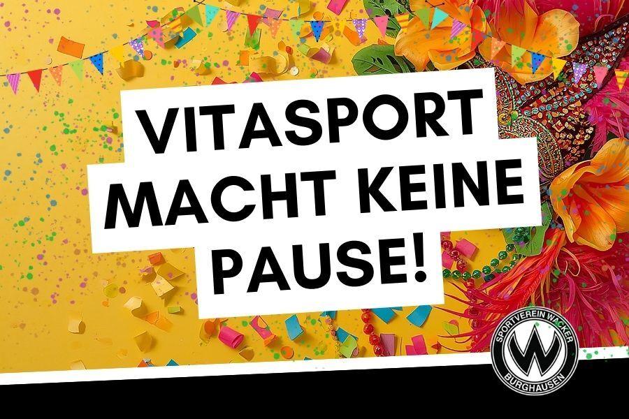 w&auml;hrend der Faschingsferien2026 laufen weiterhin Kurse bei VitaSport