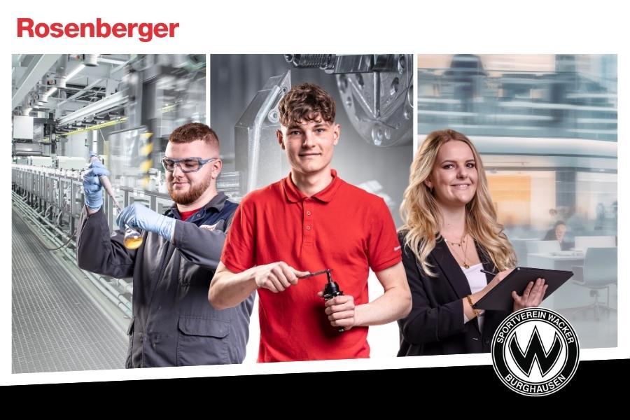 Die Rosenberger Group unterst&uuml;tzt des SV Wacker Burghausen um weitere 2 Jahre